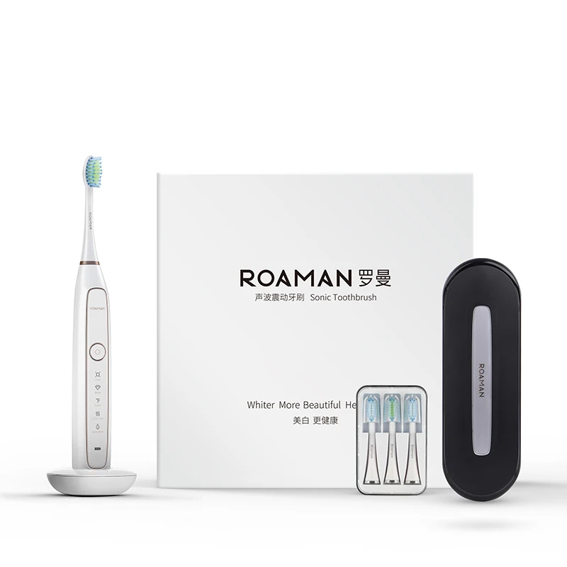Электрическая зубная щетка с индуктивной зарядкой, оптовая продажа, водонепроницаемая умная электрическая зубная щетка, продукт для гигиены полости рта, электрическая зубная щетка