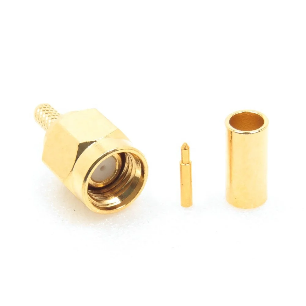 Штекерный соединитель SMA для RG174 RG316 LMR100