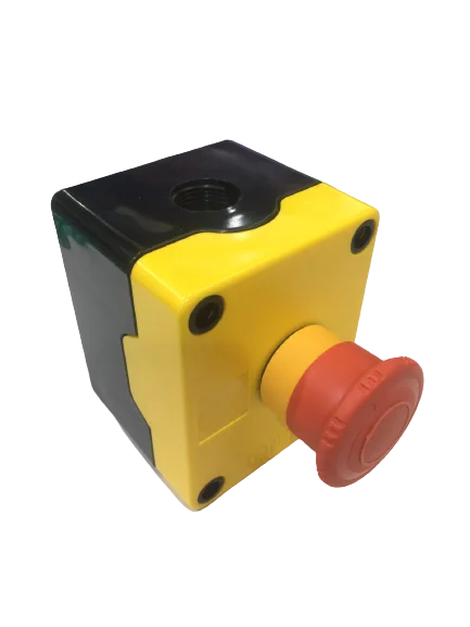 Emergency Mushroom Push Button Enclosure Red Stop Button