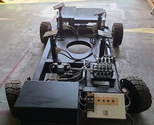 Top ranking Boommaster Safe with a wired Remote Control Electric Transport Vehicle for Construction / Factory / Plant