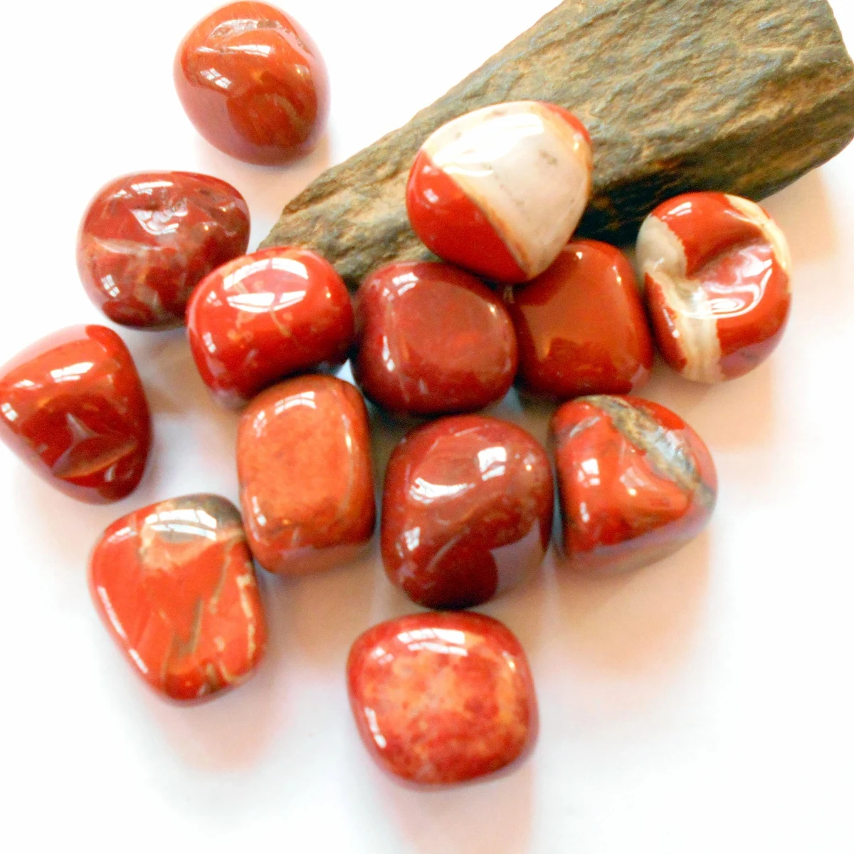Gemstone  Natural RED Jespar Tumble Stone  Natural Crystals Handmade Tumbled Stone Wholesale  Amayra Crystals Exports