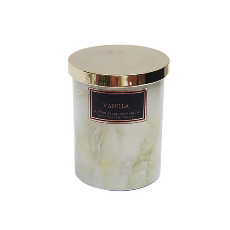 Private label luxury aroma candles aromatherapy in customize color 16 oz candle jars with lids