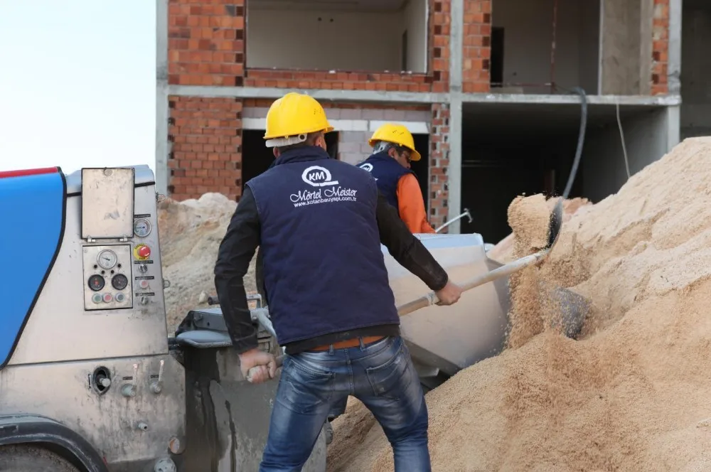 Mortel Meister 5200 EB Mortar Mixing and Transfer Machine - Screed Machine with Skip