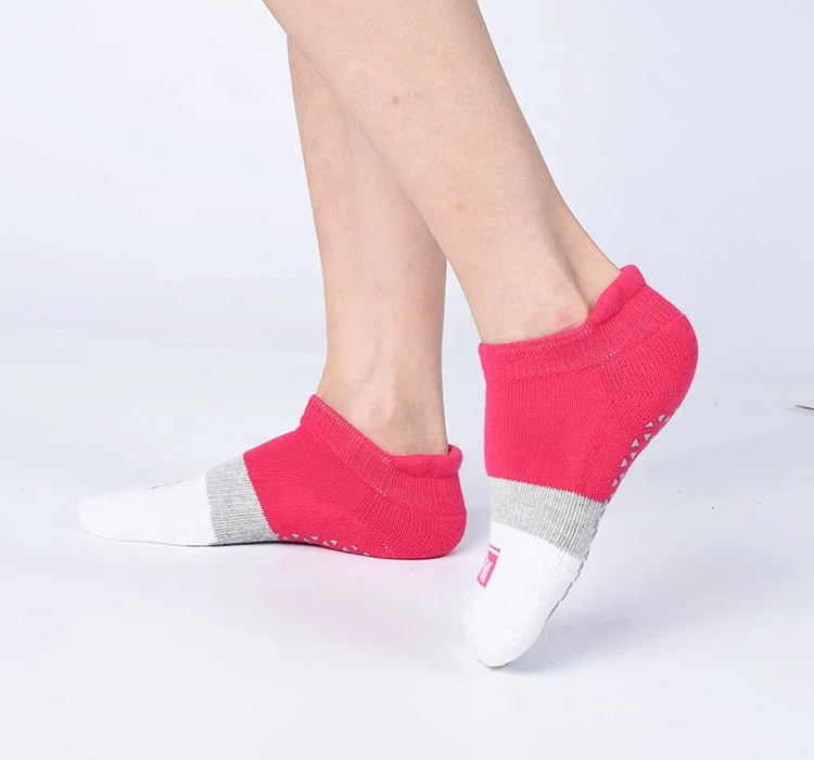 
Pilates Toeless Organic Bamboo Women Custom Non Slip Anti-Slip Wholesale Yoga Socks 