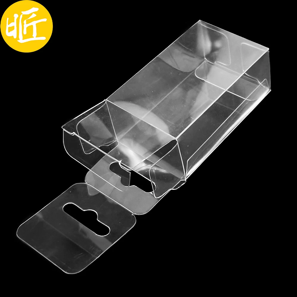 
Custom clear PVC PET PP RPET plastic fishing bait lure box packaging 