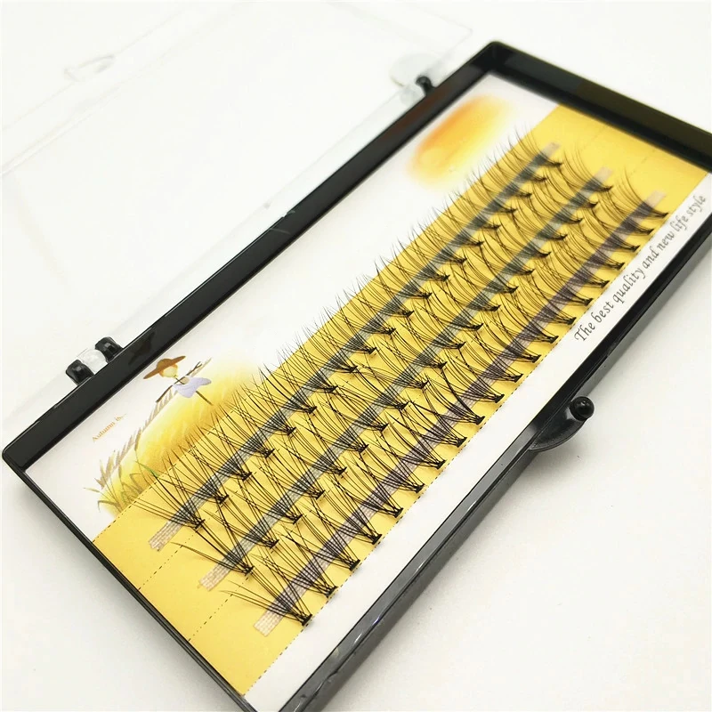 
10D 0.05 D curl premade volume fans tray eyelash extension 10d premade fans big box 10d lash extensions 