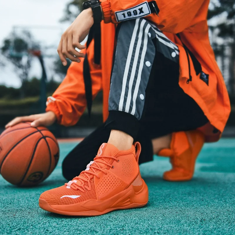
US Men 6-11 Wholesale Team or Club Logo Custom Durable Comfortable Fashion Sneakers Men Sport Basketball Shoe 