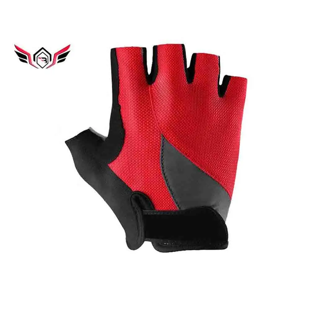 Good Quality Custom Fingerless Shock Absorbing Cycling Gloves Unisex Outdoor Sports Riding Cycling Gloves