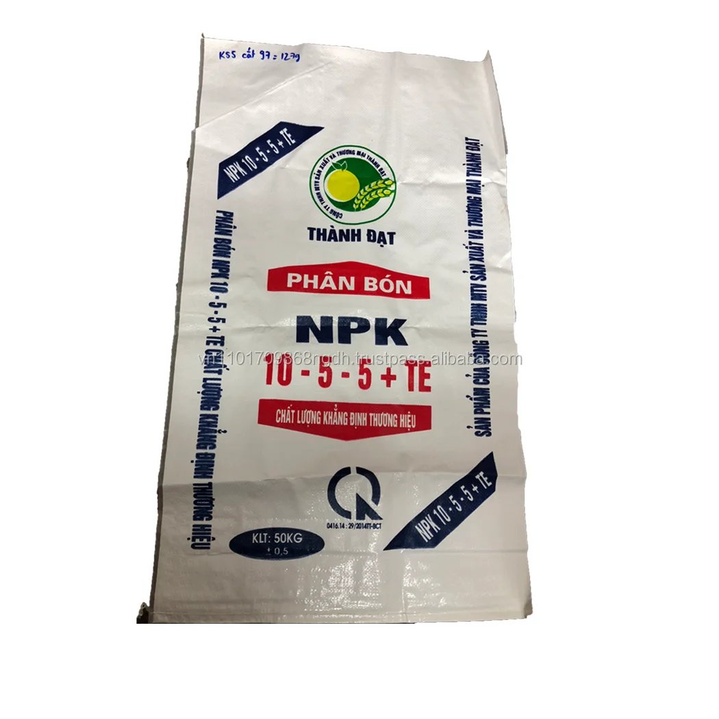 Вьетнамский Лидер продаж перерабатываемый Пластиковый Полипропиленовый тканый мешок полиэтиленовый материал рулон для упаковки кормов сельскохозяйственных животных и