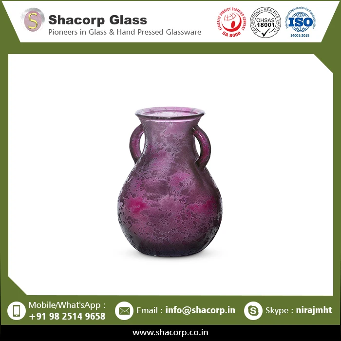 Top Quality Product in Glass Vase Crystal Vase From India At Wholesale Purchase