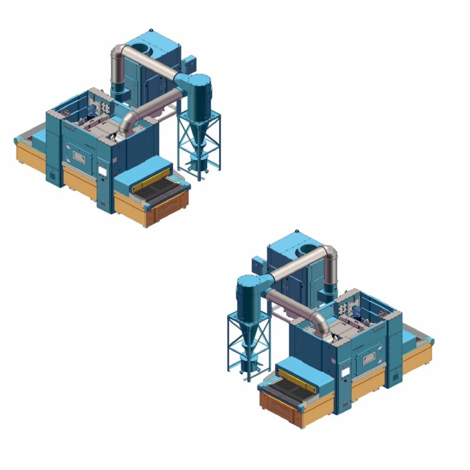 Abrasive Blasting Construction works SandBlasting System With High Productivity Metal And Metallurgy Machinery From Singapore