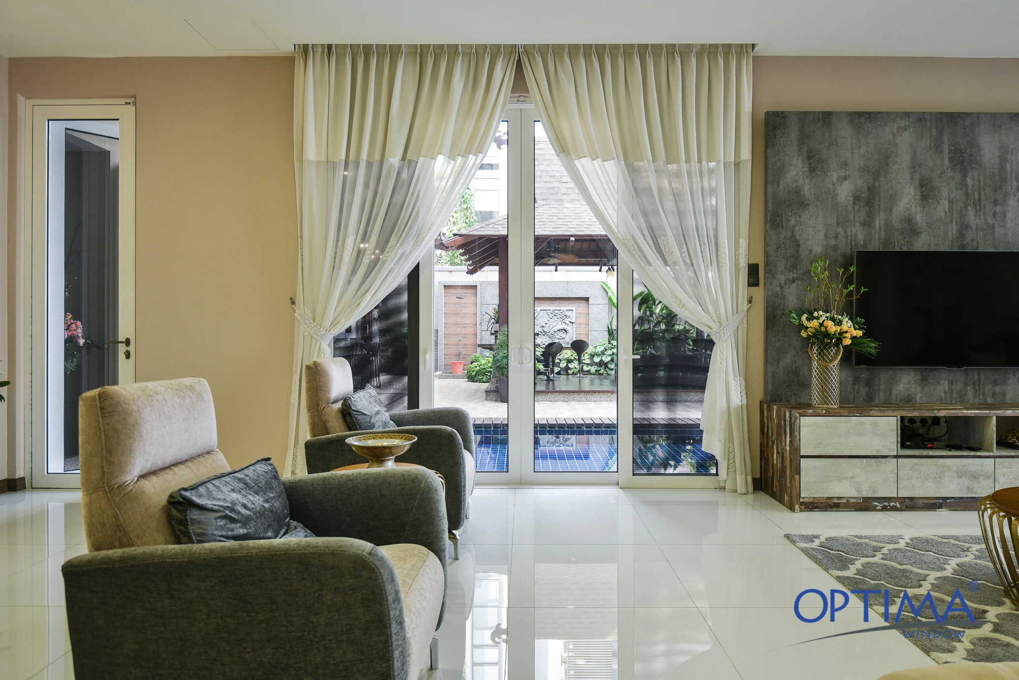 
Arxtech Luxury Quality High Performance Window Mesh & Aluminium Sash Security Door Anti Bug Anti thief 