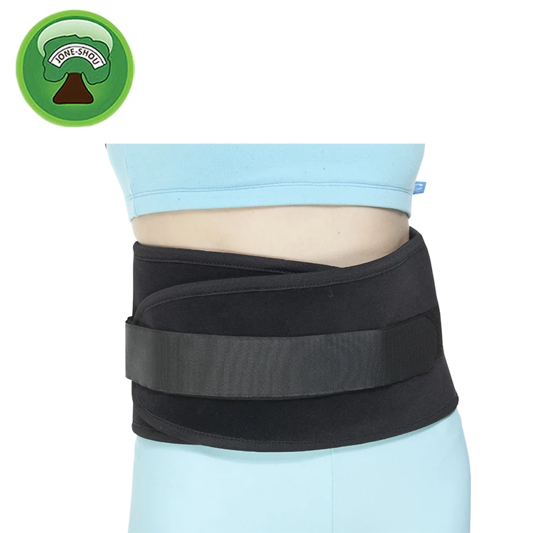 New Arrivals black spine waist support brace belt