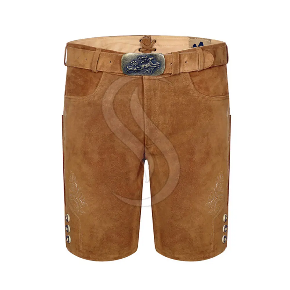 High Quality Bavarian Outfit Lederhosen German Leather Shorts