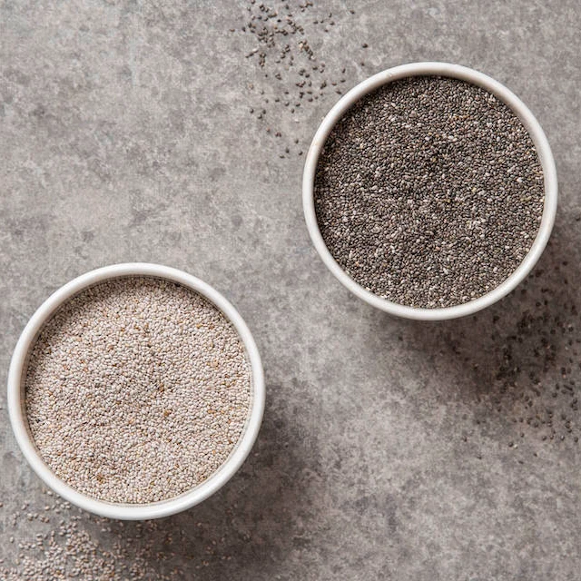 Chia Seeds - Black and White