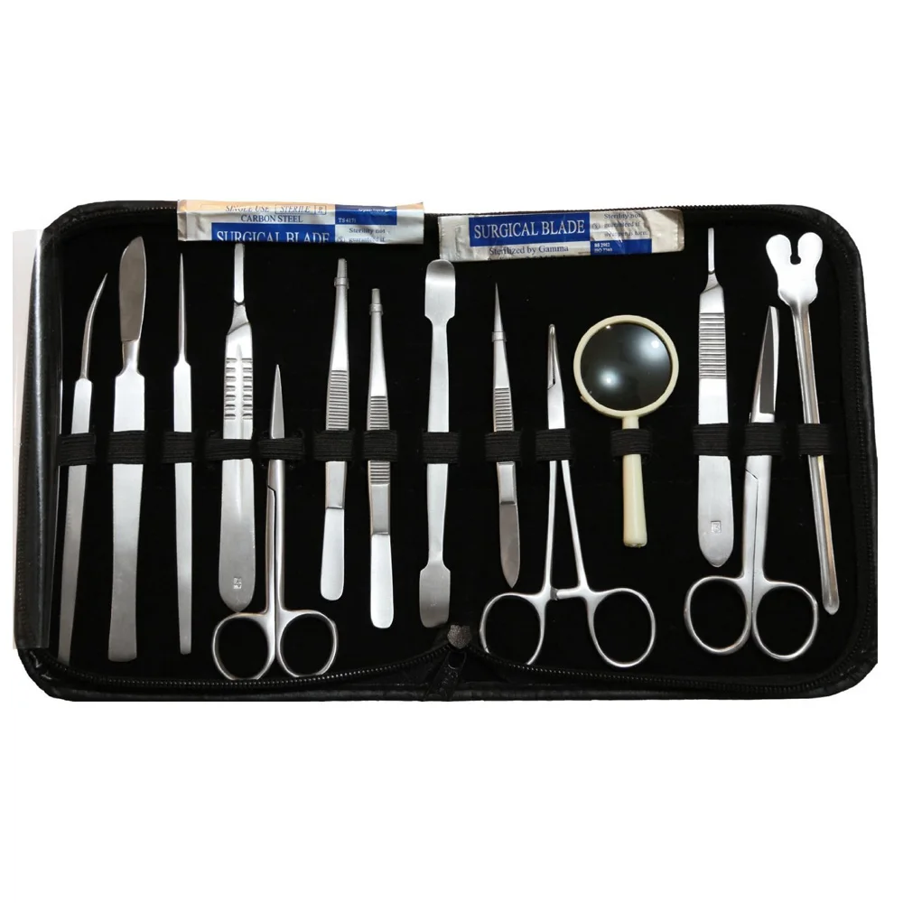 ODM OEM Biology Medical Student dissecting Kit Set / Popular Frog sets Needle holder / Medical Student Dissection Kit 2024