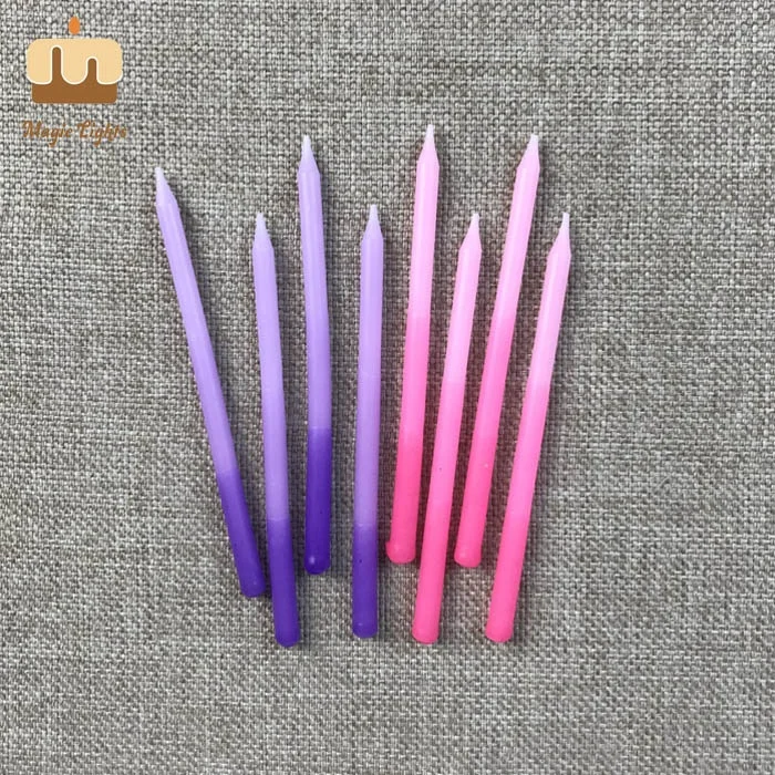 Декоративные свечи для дня рождения ручной работы