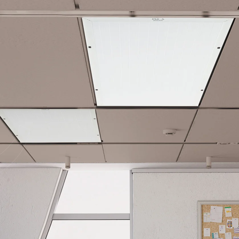  500 Вт белый Потолочный нагреватель электрический Дальняя инфракрасная панель нагрева экономичный светящийся углеродный кристаллический панельный