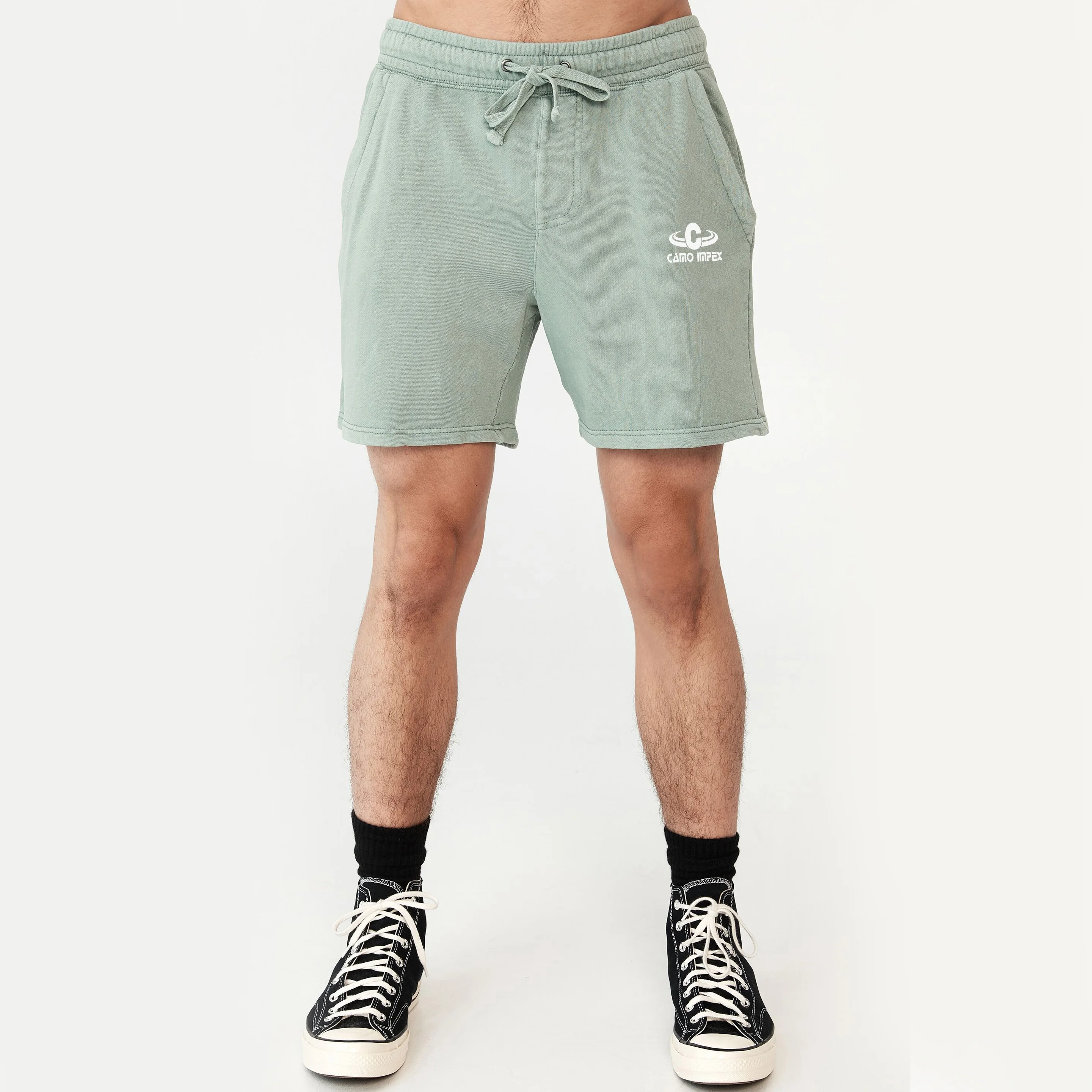 Men Custom New Active Tech Nylon Cargo Crotched Plain Shorts For Men With Custom Logo Manufactured By Camo Impex