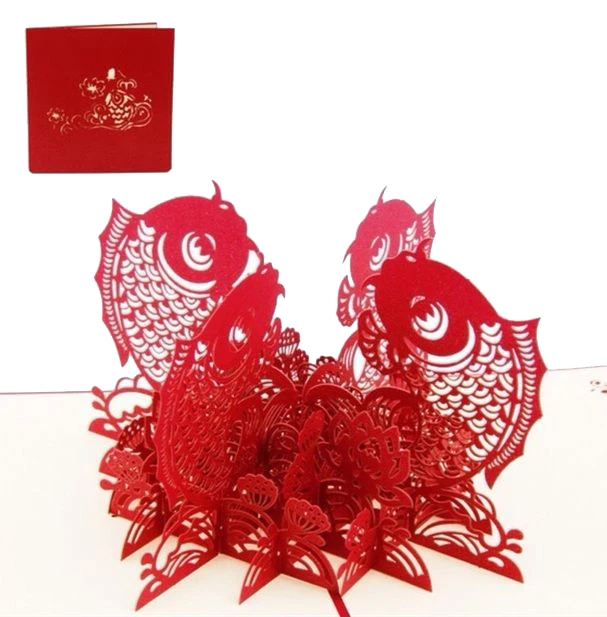 Интересные 3D открытки ручной работы новый год выдвижная открытка