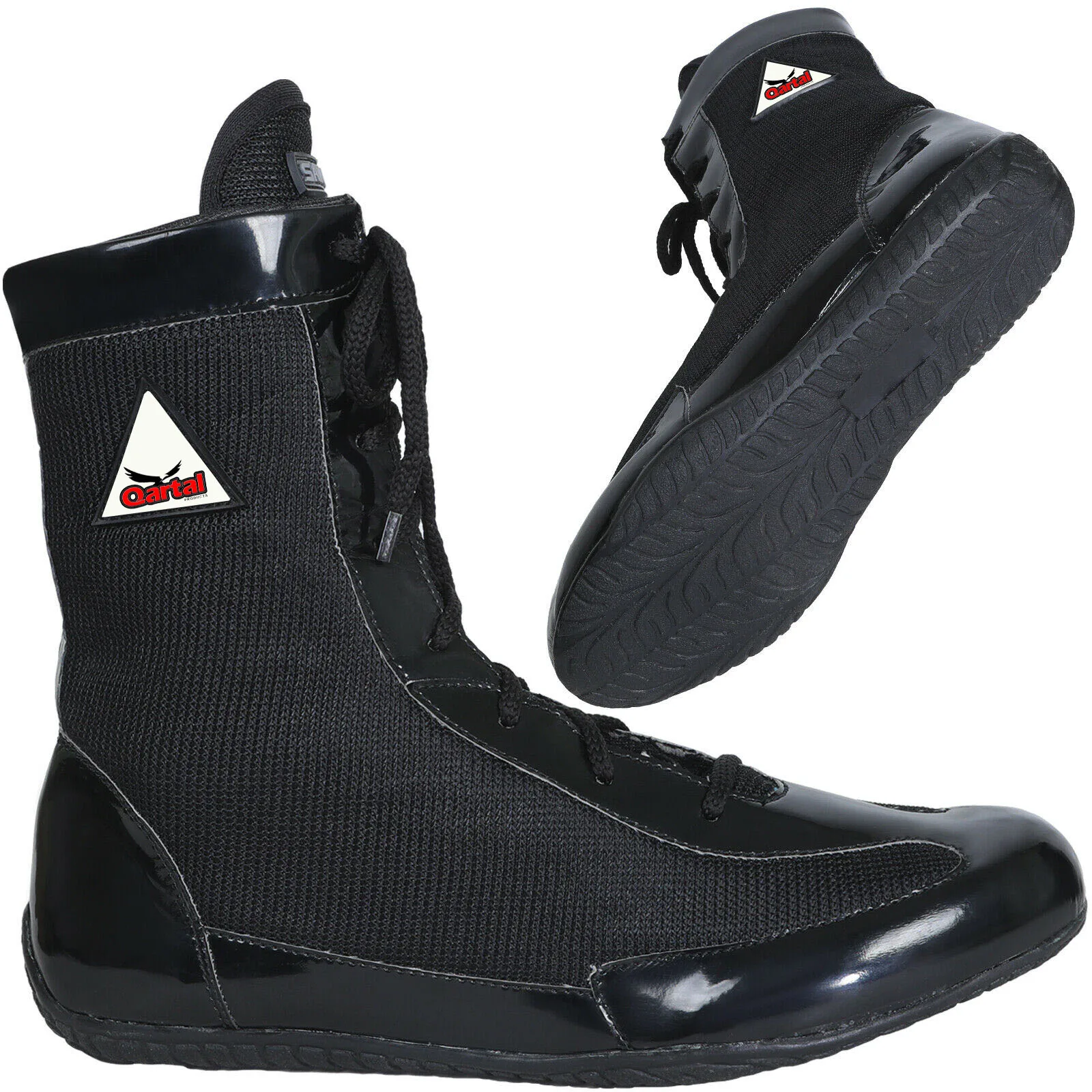 
New Wrestling Kick Boxing Black shoe Manufacturers Custom Professional Leather Boots 