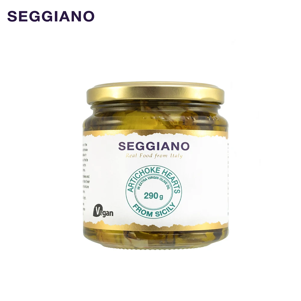 Свежие овощи Seggiano, сицилийские сердца артишока, поставка 290 г