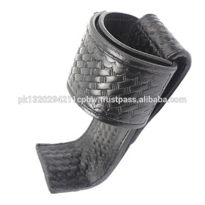 polizei leather walkie talkie pouches