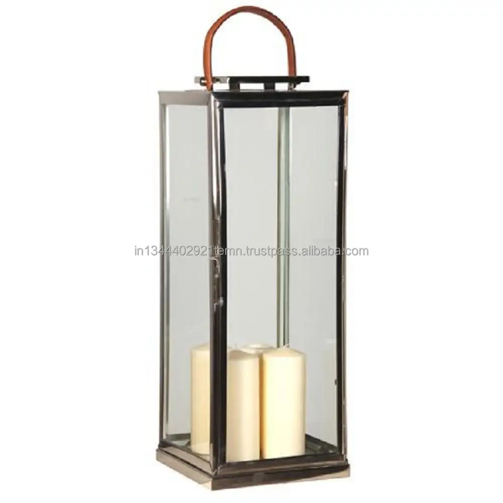 
 Stainless steel candle lanterns gold wedding candle lantern  