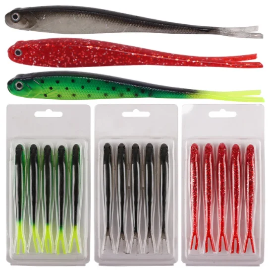 
Customized plastic fishing lure packaging clear pvc box fishing lures clamshell blister 