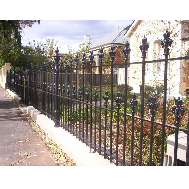 Декоративные кованые железные ворота с буквой W высокого качества