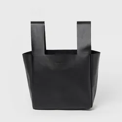 LONGLAI JEKYLL&HYDE SMALL TOTE BAG RICH BLACK