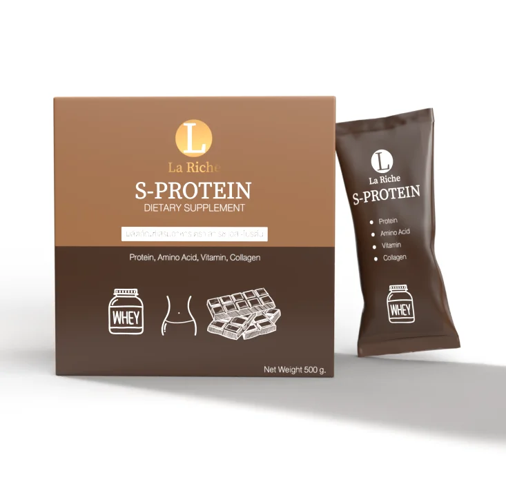 Workout Whey Protein Powder 100% Standard for Fitness Whey Protein Diet Meal Replacement in 12 Pack from Thailand