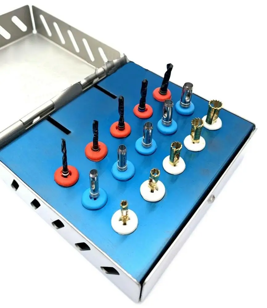 35 шт. Набор хирургических инструментов для имплантации с пробкой набор зубов/Набор расширителей костей