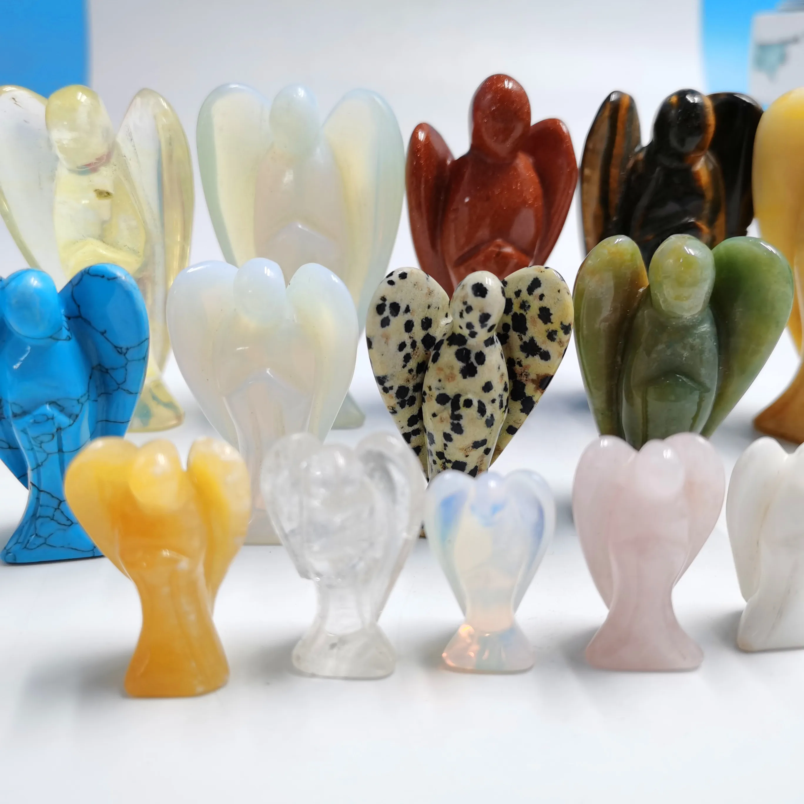 Wholesale crystal healing stones gemstone angel
