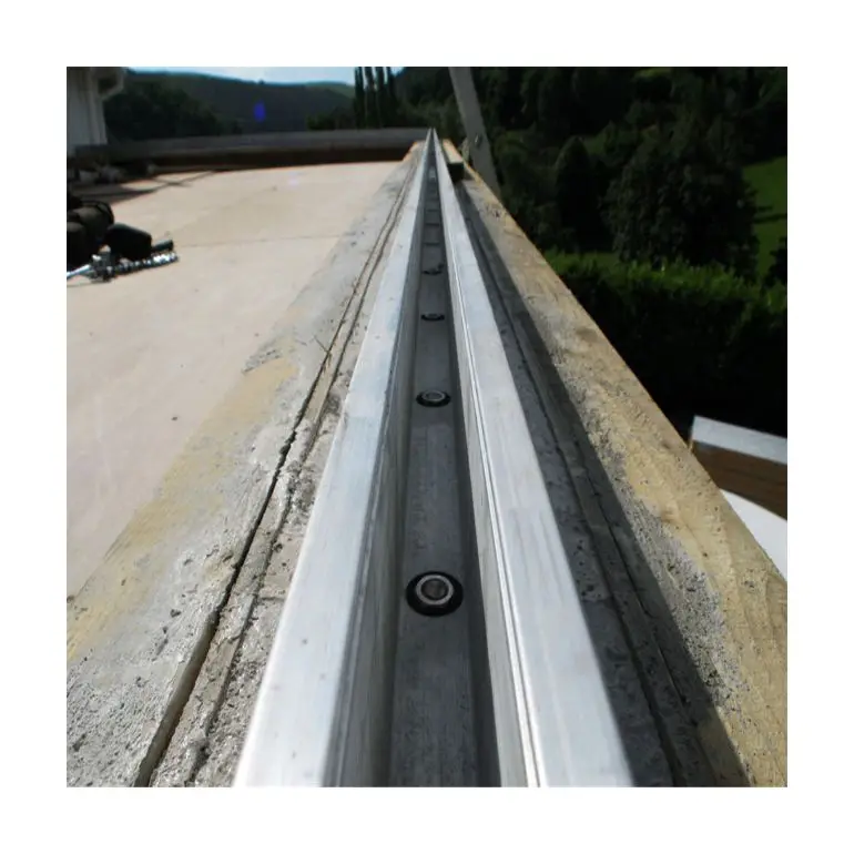 U Base Channel Railing System Balcony Balustrades Handrails Apartment Frameless Tempered Glass Balustrade