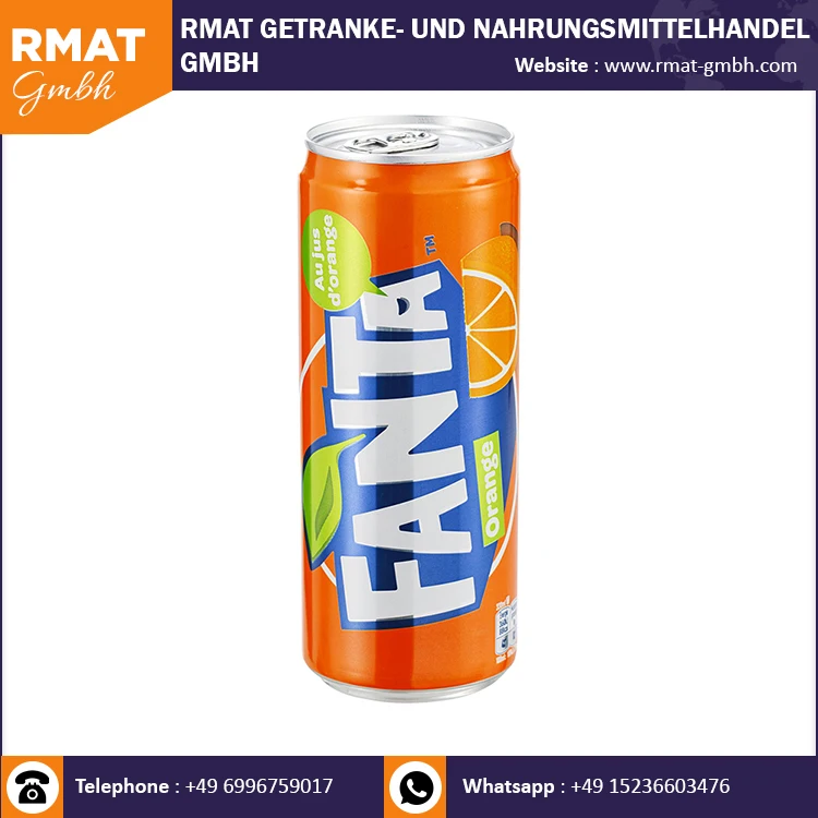 
Top Selling Cold Drink Fanta Can 330ml 