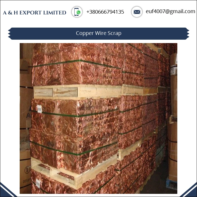 
Attractive Price Most Selling 99.9% Purity Copper Wire Scrap for Global Buyers 