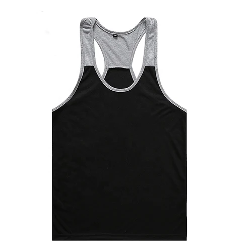 New style custom logo gym fitness men stringer tank Bodybuilding Workout Vest Men Fitness Muscle Stringer Tank Top