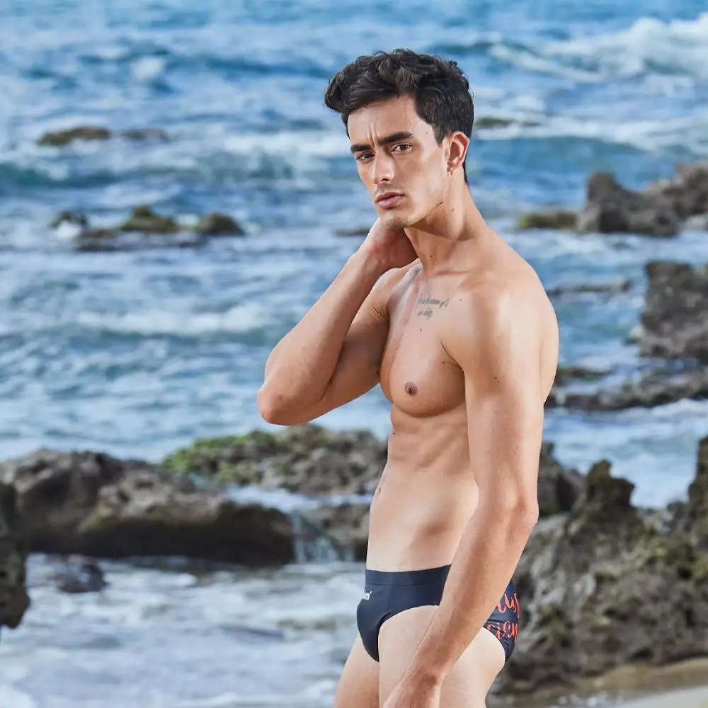 Sexy beach wear fashion swim briefs quick dry swimsuits