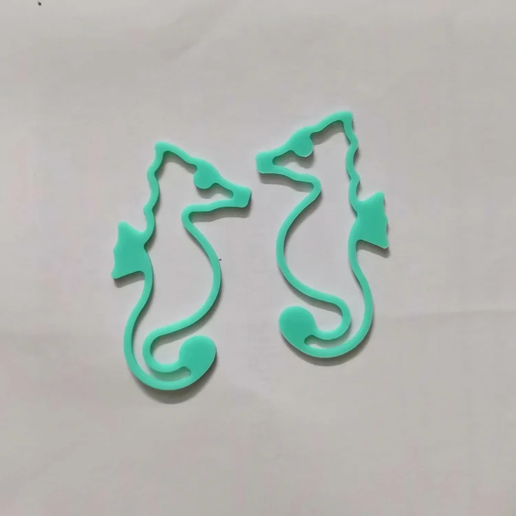  Colorful lovely elastic anti-slip silicone animal shape rubber hair