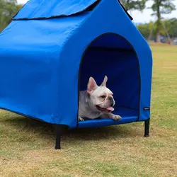 Breathable Outside Unique Animal Designer Foldable Dog Elevated Portable Pet House