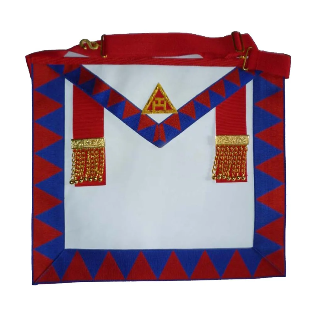 
 Custom Made Bullion Embroidery Masonic Past Master Aprons Regalia Past Master Apron  