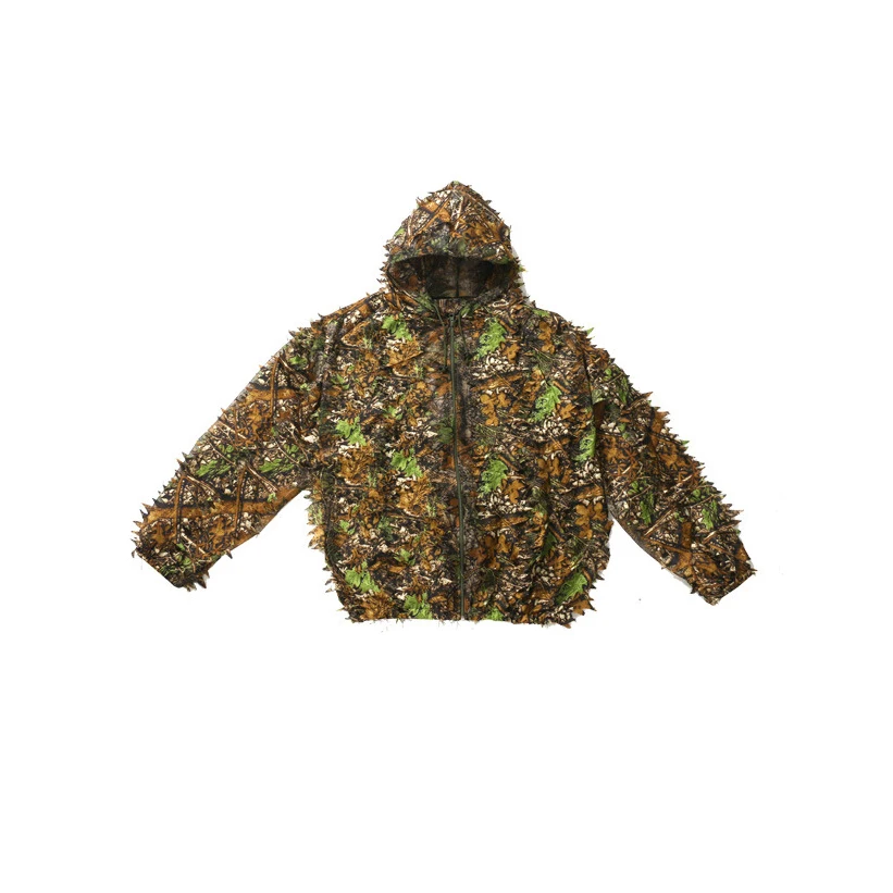Ghillie Clothing Woodland Hunting Suits Real Tree Camouflage Blinds & Camouflage Material CW-1306 Custom PK