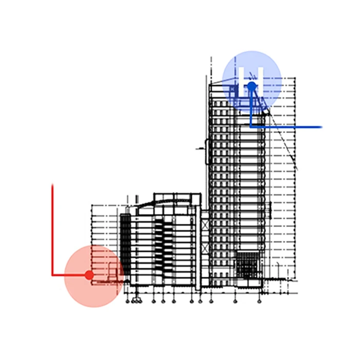 Best Place Land and 2 Buildings for Sale Near Thonglor, Bangkok Thailand Structure Multi Floor Office Buildings