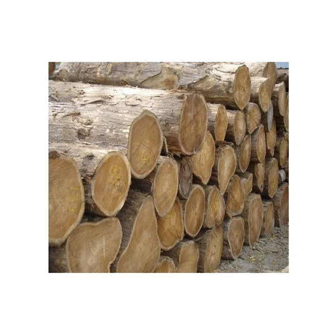Африканский жесткий Тиковый круглый деревянный бревен по самой низкой цене
