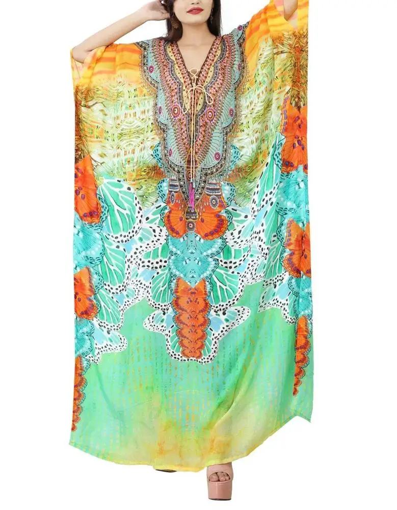 
silk kaftan 