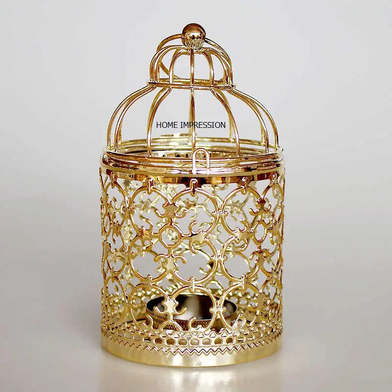 Antique Design Decorative Lantern Black And Gold Bulk Iron Wrought Lanterns Wholesale Home Harden Decor Lantern At Low Price