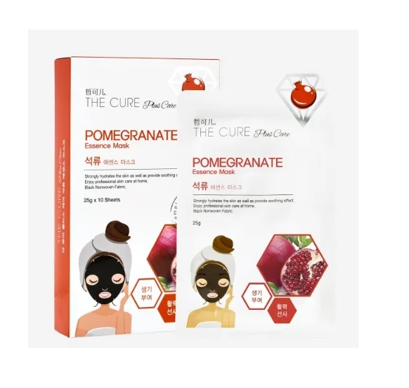  Обновленная версия K-beauty The Cure Plus Care E-ssence черный лист для лица