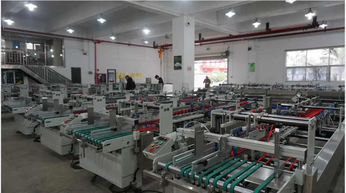 
Automatic Custom Clear Square Box Gluing Machine 