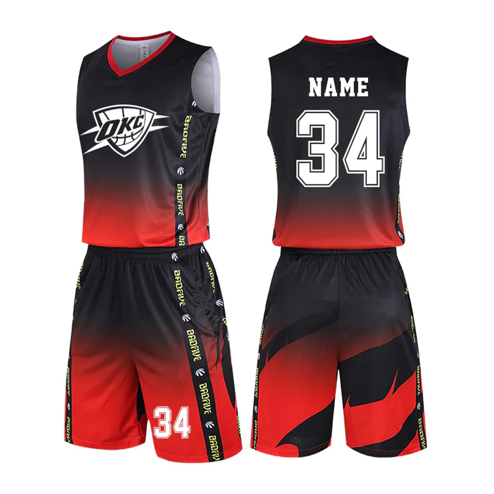 High Customized Basketball Uniform Custom 2022 Jersey Basket ball Print Your Name And Number For Men Double-sided Jersey